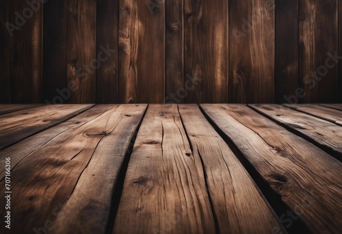 Old brown rustic dark grunge wooden texture wood background panorama long banner