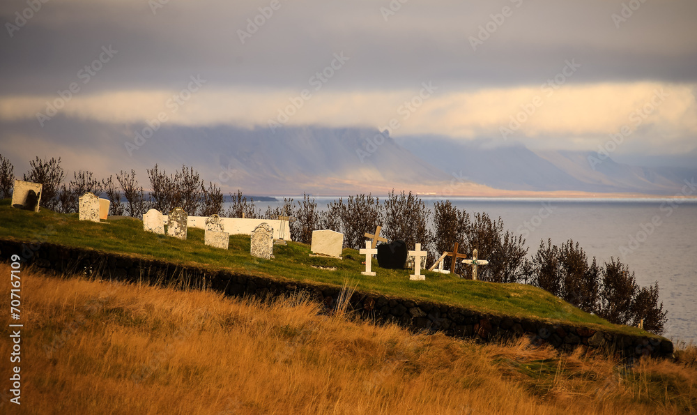 Icelandic cemetery