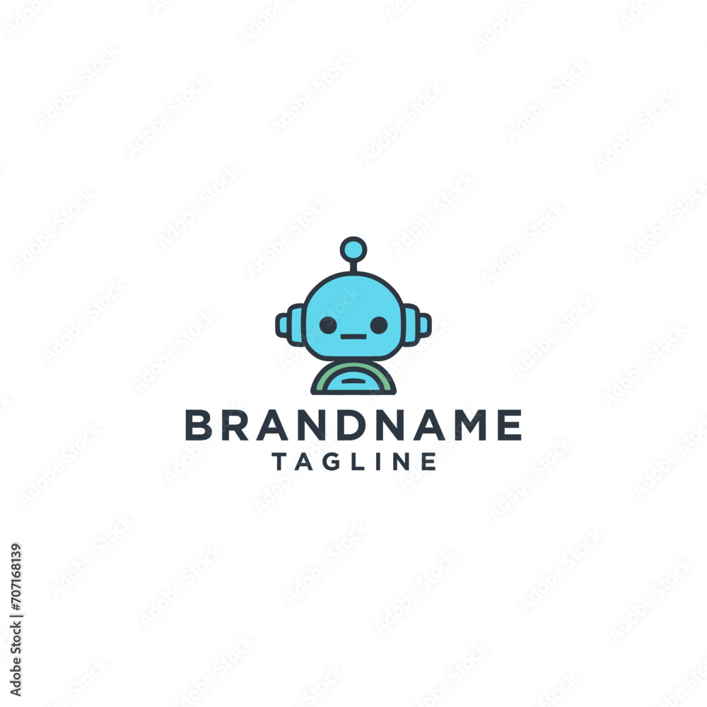 robot ai logo icon design template robot ai logo icon design template