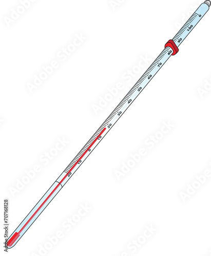 A clinical thermometer vector illustration