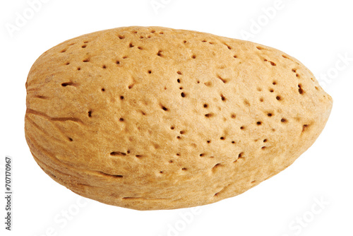 whole almond isolated close up