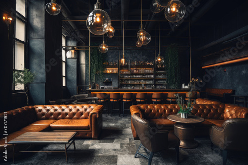 Modern Lounge Haven: Small Bar, Big Personality photo