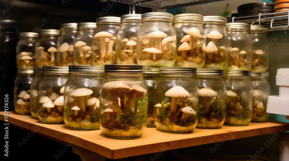 Pristine Cultivation Haven for Mushrooms