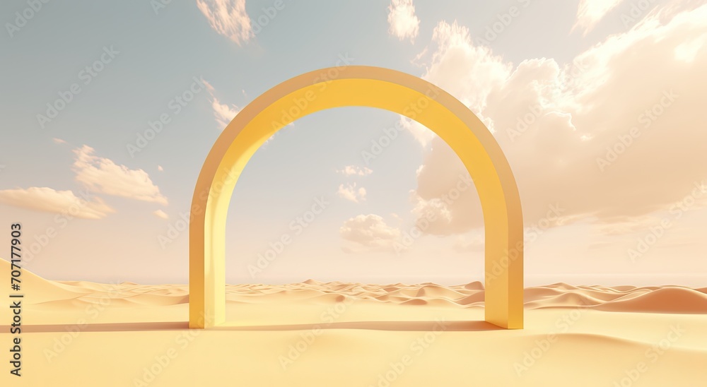 Fantasy world, futuristic fantasy image. Surreal landscape with water and colorful sand. Podium, display on the background of abstract glass, mirror shapes and objects.
Fantasy world, futuristic fantasy image. Surreal landscape with water and colorful sand. Podium, display on the background of abstract glass, mirror shapes and objects.