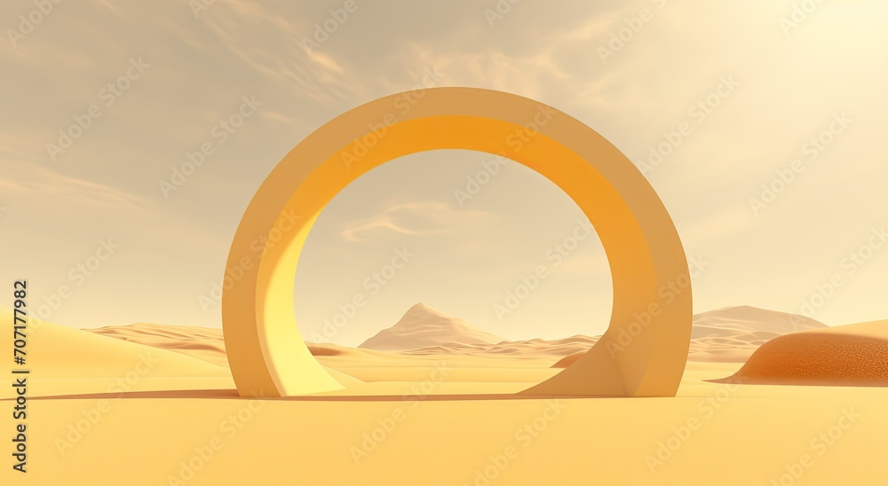 Fantasy world, futuristic fantasy image. Surreal landscape with water and colorful sand. Podium, display on the background of abstract glass, mirror shapes and objects.
Fantasy world, futuristic fantasy image. Surreal landscape with water and colorful sand. Podium, display on the background of abstract glass, mirror shapes and objects.