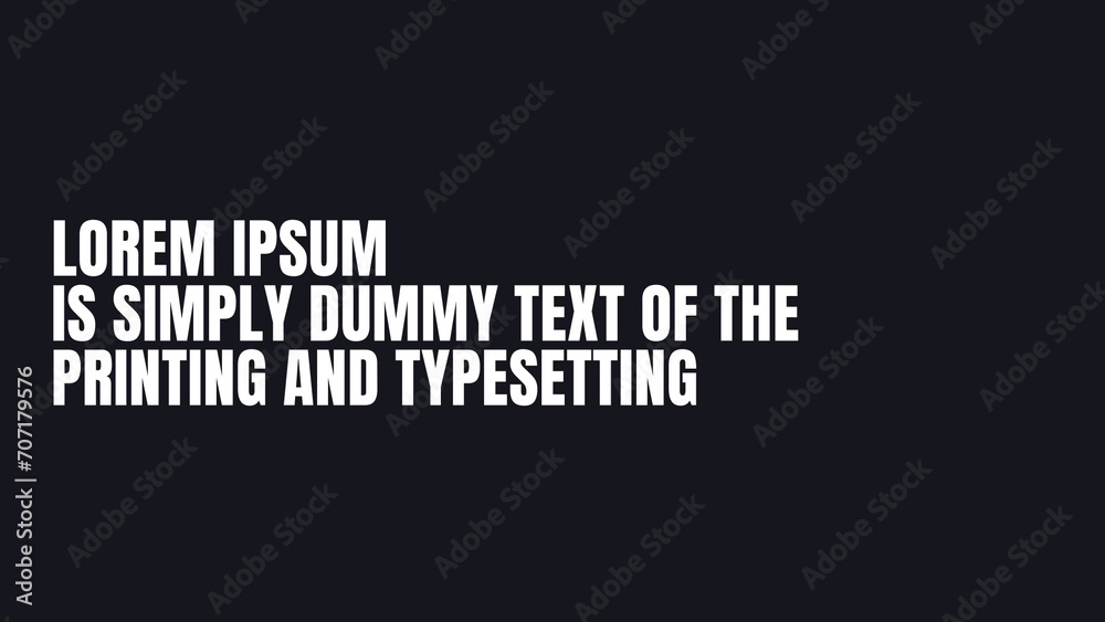 Animated Title Consisting of 3 Lines of Text Stock Template | Adobe Stock