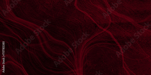 Crimson red wavy lines abstract landscape lines glowing virtual network technology art. Soft purple on Dark vector template colorful illustration with bent lines. 