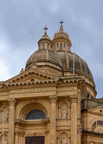 detail view of the Rotunda of Xewkija Church on Gozo Island in Malta © makasana photo