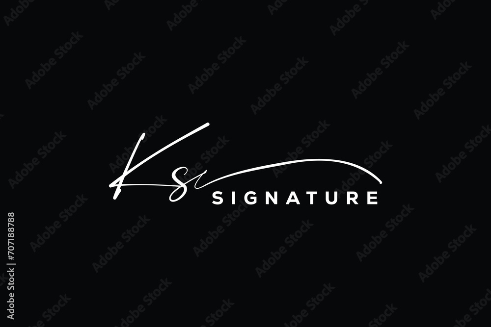 KS initials Handwriting signature logo. KS Hand drawn Calligraphy lettering Vector. KS letter real estate, beauty, photography letter logo design. KS initials Handwriting signature logo. KS Hand drawn Calligraphy lettering Vector. KS letter real estate, beauty, photography letter logo design.
