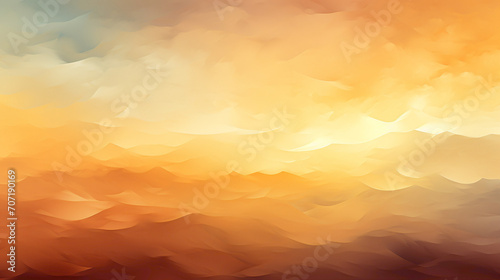 Golden sunset gradient, blending warm hues that evoke a feeling of serenity and warmth.