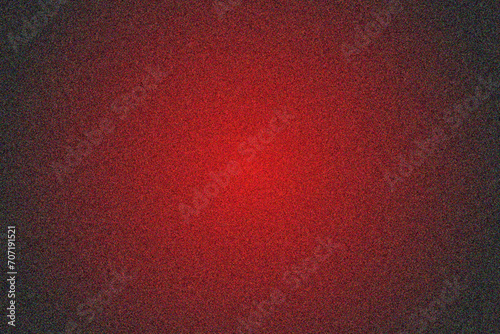 Dark red grainy gradient color background. Noise grain texture, blurred wallpaper. Poster, banner, header, background, template design