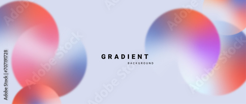 Modern gradient background with blurred effect	
