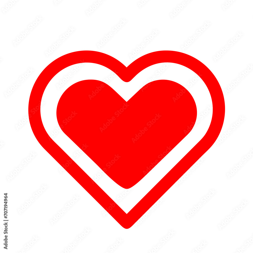 red heart red heart
