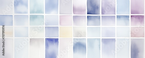 Silver vintage checkered watercolor background. 