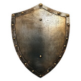 Protective shield, cut out - stock png.