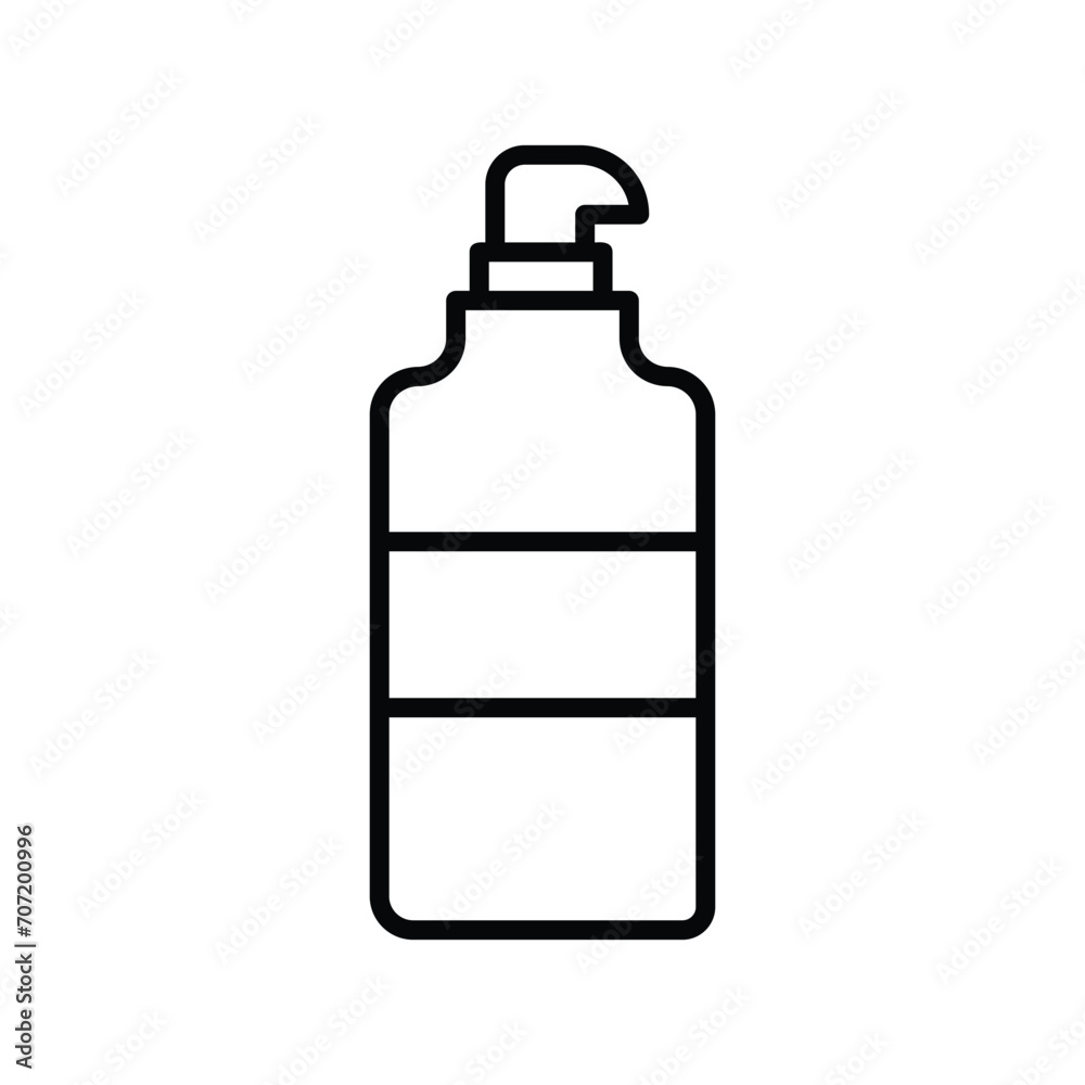 shampoo icon with white background vector stock illustration shampoo icon with white background vector stock illustration