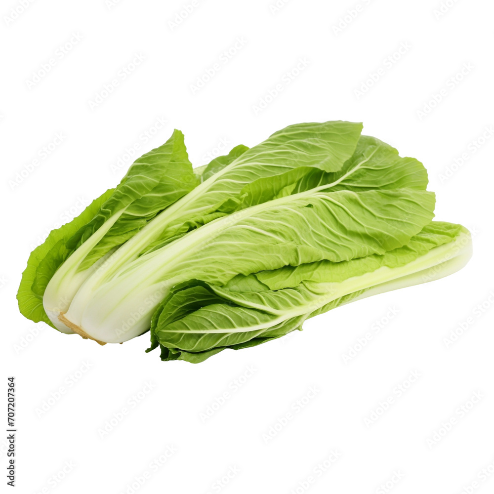 Green pakchoi isolated transparent, generative AI Green pakchoi isolated transparent, generative AI
