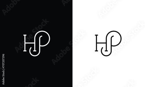 HP creative letter branding professional logo