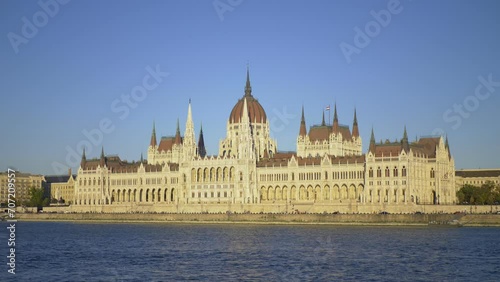 View of Hungarian Parliament 4k photo