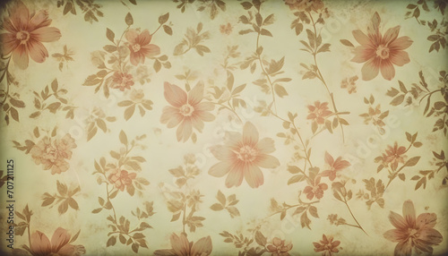 shabby faded old paper wallpaper - retro vintage photo