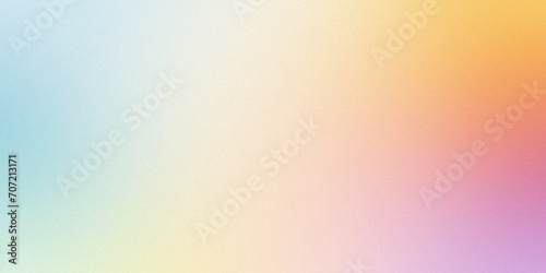 Obraz na płótnie Noisy abstract gradient background, colorful pattern, design, graphic pastel, digital screen, display template, blurry background for web design