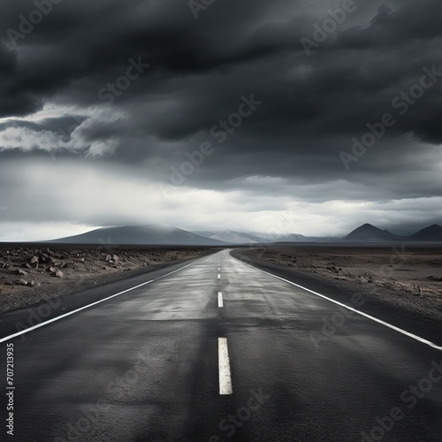 Straight Empty Road Ahead © Filippo Carlot