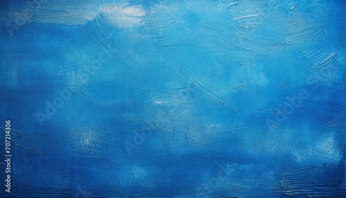 Grain blue paint wall background or texture