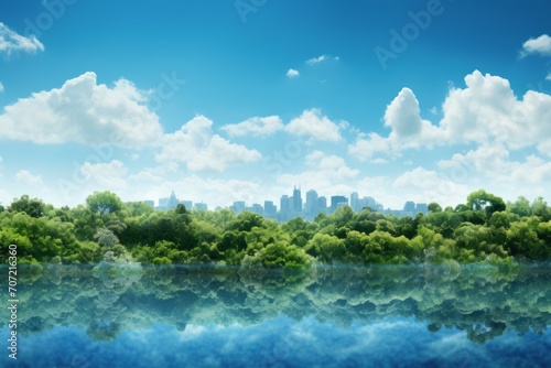 Green Horizon Eco-Friendly City photo