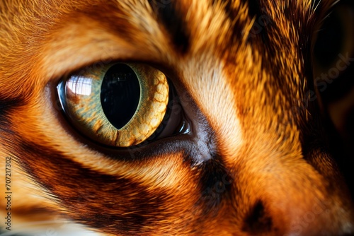 Close-Up of Cat's Eye photo