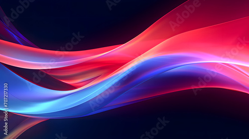 Colorful background with smooth waves, creating a dynamic and flowing design. Perfect for abstract, creative, and modern-themed visuals