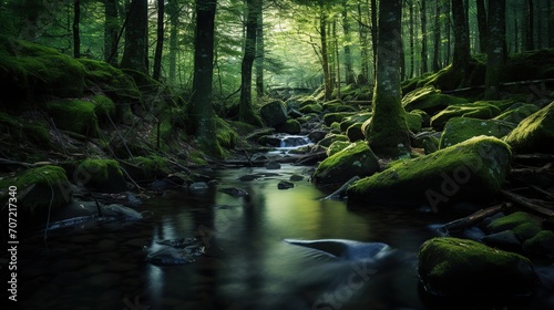 view river in the forest