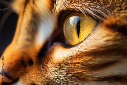 Close-Up of Cat's Eye photo