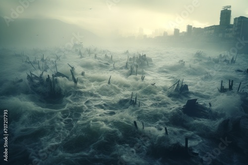 Polluted Sea Environmental Crisis