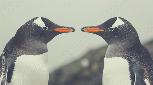 king penguin colony