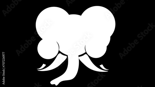 Fototapeta Naklejka Na Ścianę i Meble -  elephant logo vector