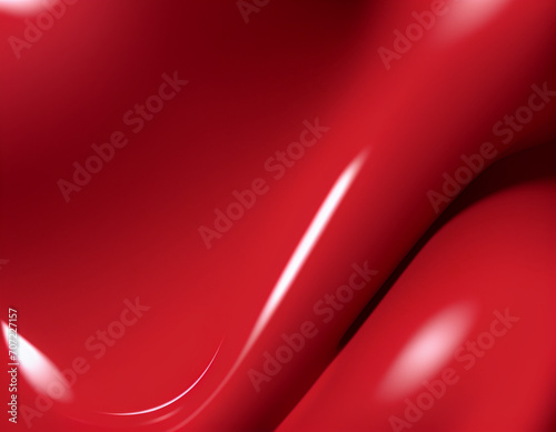 Abstract red think liquid background, 3d rendering