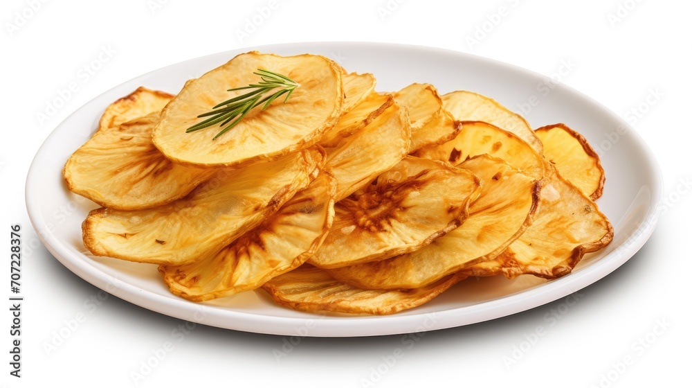 sliced banana on white background sliced banana on white background