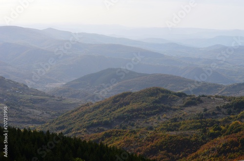 mountain landscape in autumn