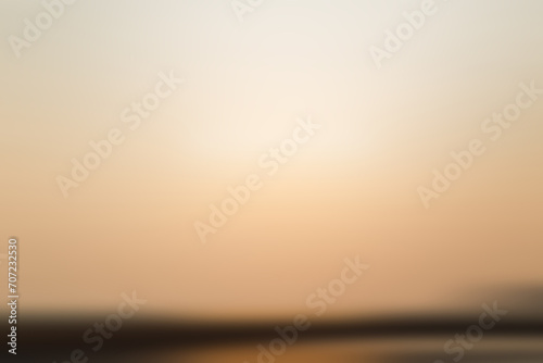Motion blurred background ,Abstract blurred twilight sky  at sea background.