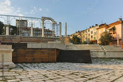 Center of city of Stara Zagora, Bulgaria photo