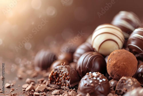 Assorted Gourmet Chocolates, Indulgence Concept