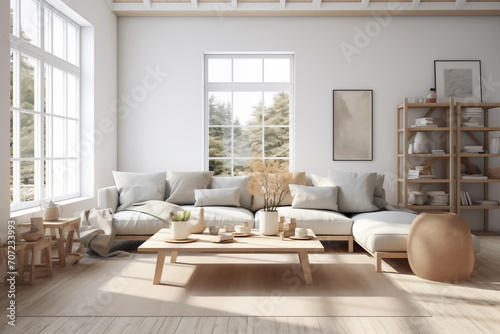 Scandinavian Design beautiful room interior © Aneela