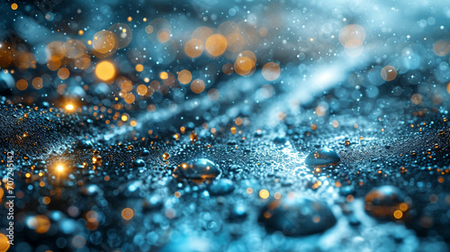 water drops on glass © Shahista