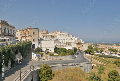 Ostuni a city in the province of Brindisi, region of Apulia, Italy