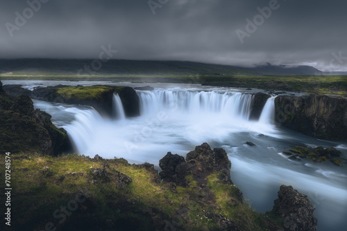 Obraz na płótnie Godafoss Iceland w salonie