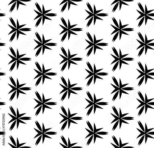 Black seamless abstract pattern. Overlay for background and backdrop. Ornamental design. PNG graphic illustration with transparent background.