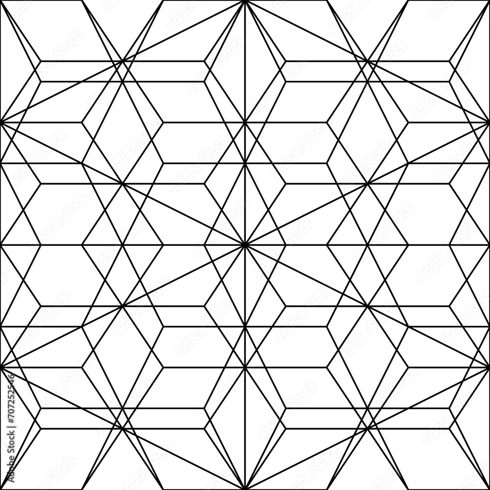 Mosaic. Rhombuses, hexagons, triangles, lozenges, diamonds. Grid. Ancient ethnic motif. Geometric grate wallpaper. Parquet backdrop. Digital paper. Linear textile print. Seamless vector Mosaic. Rhombuses, hexagons, triangles, lozenges, diamonds. Grid. Ancient ethnic motif. Geometric grate wallpaper. Parquet backdrop. Digital paper. Linear textile print. Seamless vector