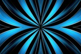 Symmetric blue and black circle background pattern 