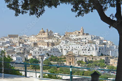 Ostuni a city  in the province of Brindisi, region of Apulia, Italy photo