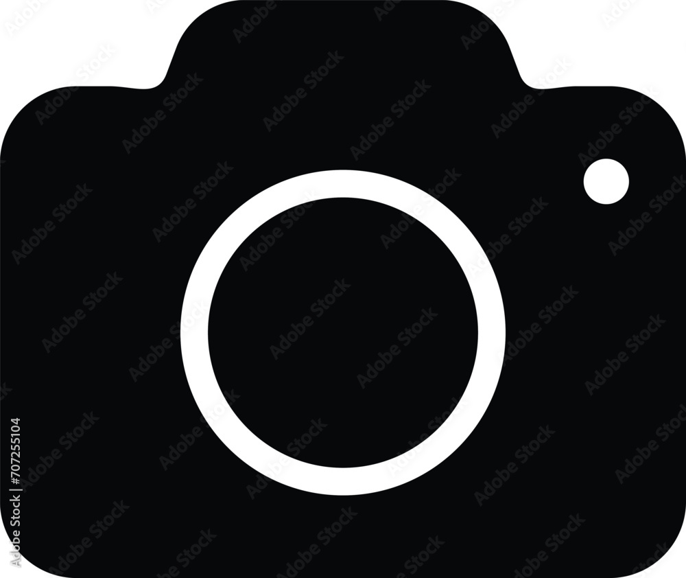 Camera icon in trendy style . Photo camera icon vector Camera icon in trendy style . Photo camera icon vector